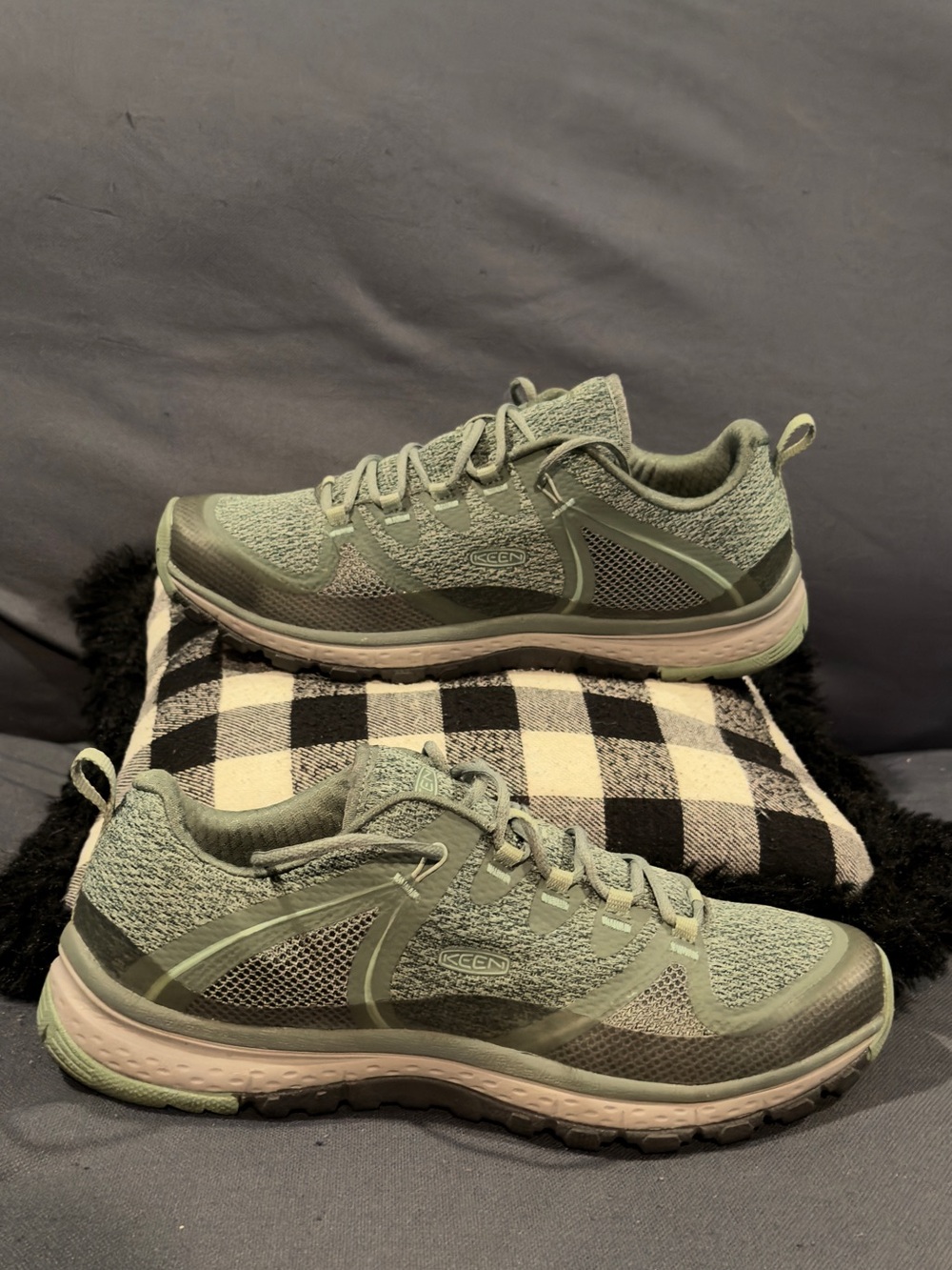 Keen Mint Green Trail Running Sneakers